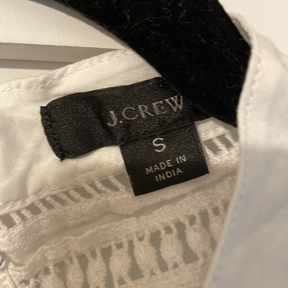 J Crew Size Small White Blouse - Picture 5 of 5